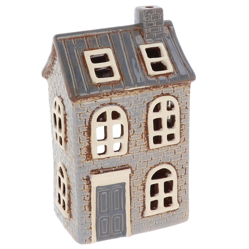 Ziegelhaus Brick House Keramik Teelicht, lila | Village Pottery